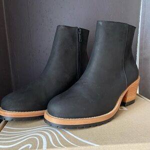 NWB Portland Leather Goods (Patina) Ankle Boots Shadow Black NWB Discontinued